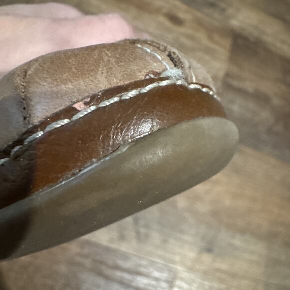 BARETRAPS Womens Darletta Slingback Woven Fisherman Sandals 7 M Tan Leather - Picture 8 of 9